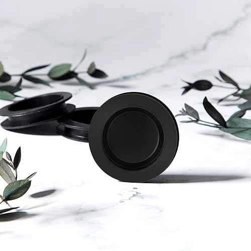 Miniatura 6 de 20 piezas de hucha tapón de banco de hucha, caja de ahorro de goma negra, enchufe redondo de goma, 1.45 pulgadas de diámetro