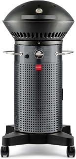 Fuego F21C-H Element Hinged Propane Gas Grill - Compact 22,000 BTU Outdoor Grill