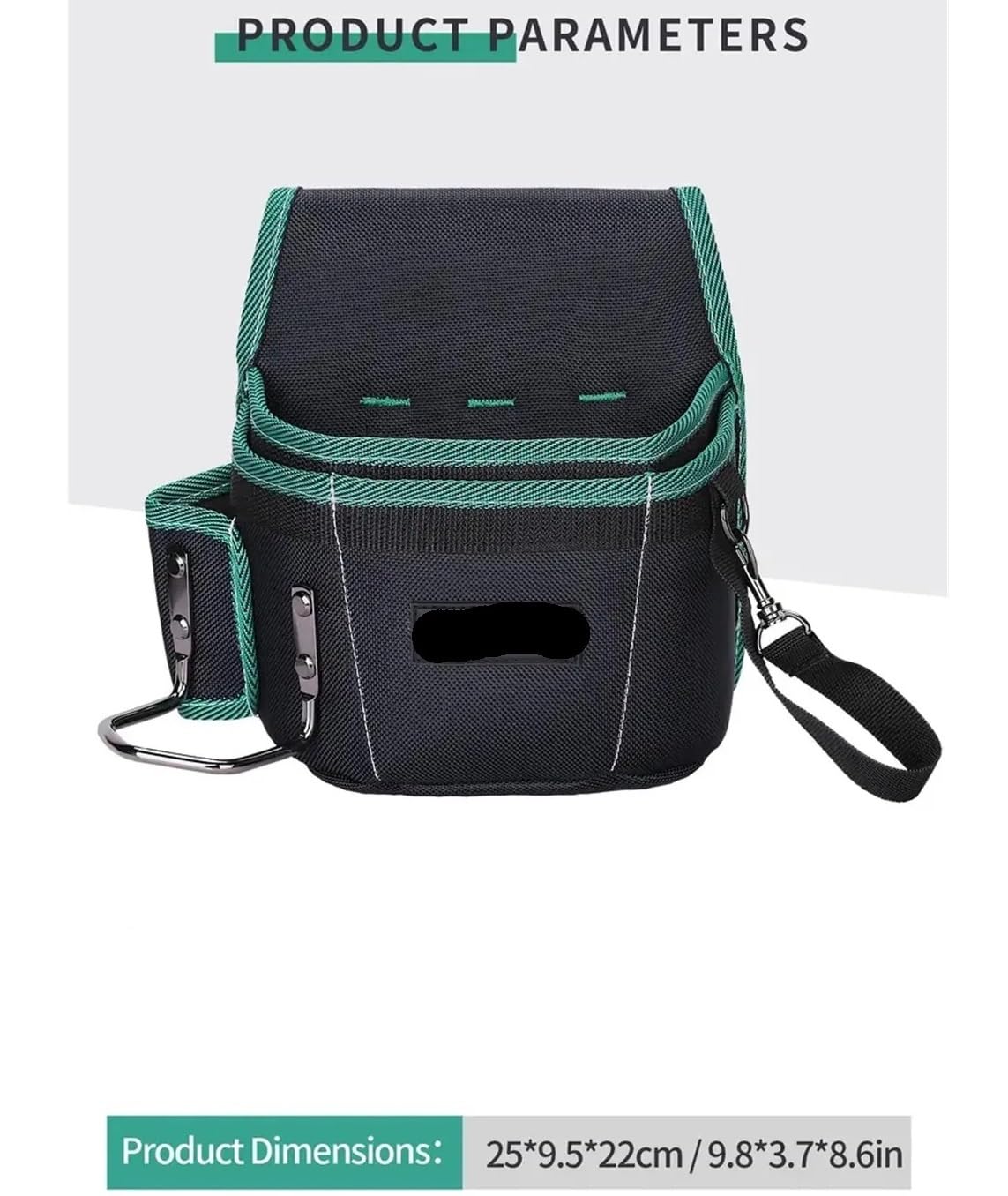 Étui pour perceuse Sac de Taille for Outils durs avec Pochette Ceinture for d'électricien Charpentier Organisateur d'outils Stockage étanche