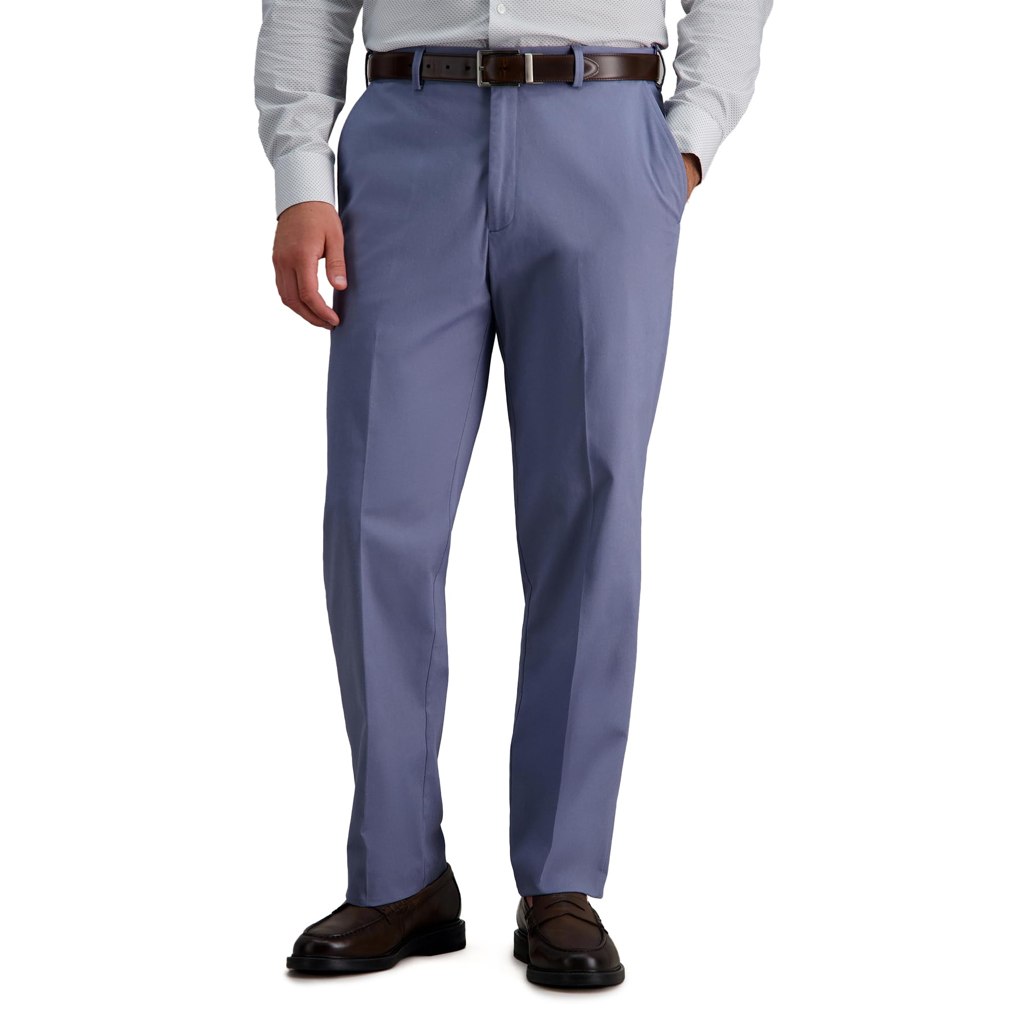 Haggar Men’s Classic Fit Iron Free Premium Khaki Casual Pant