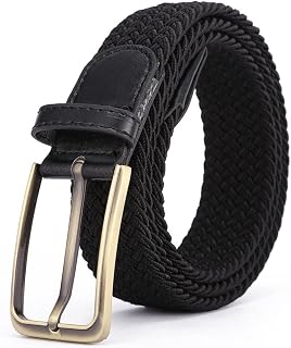 Elastic Braided Belt - Multicolor Stretch Woven Belt Unisex Casual Belts Vintage Belt for Men and Women