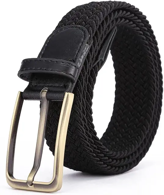 Elastische Riem - Multicolor Stretch Geweven Riem Unisex Vintage Casual