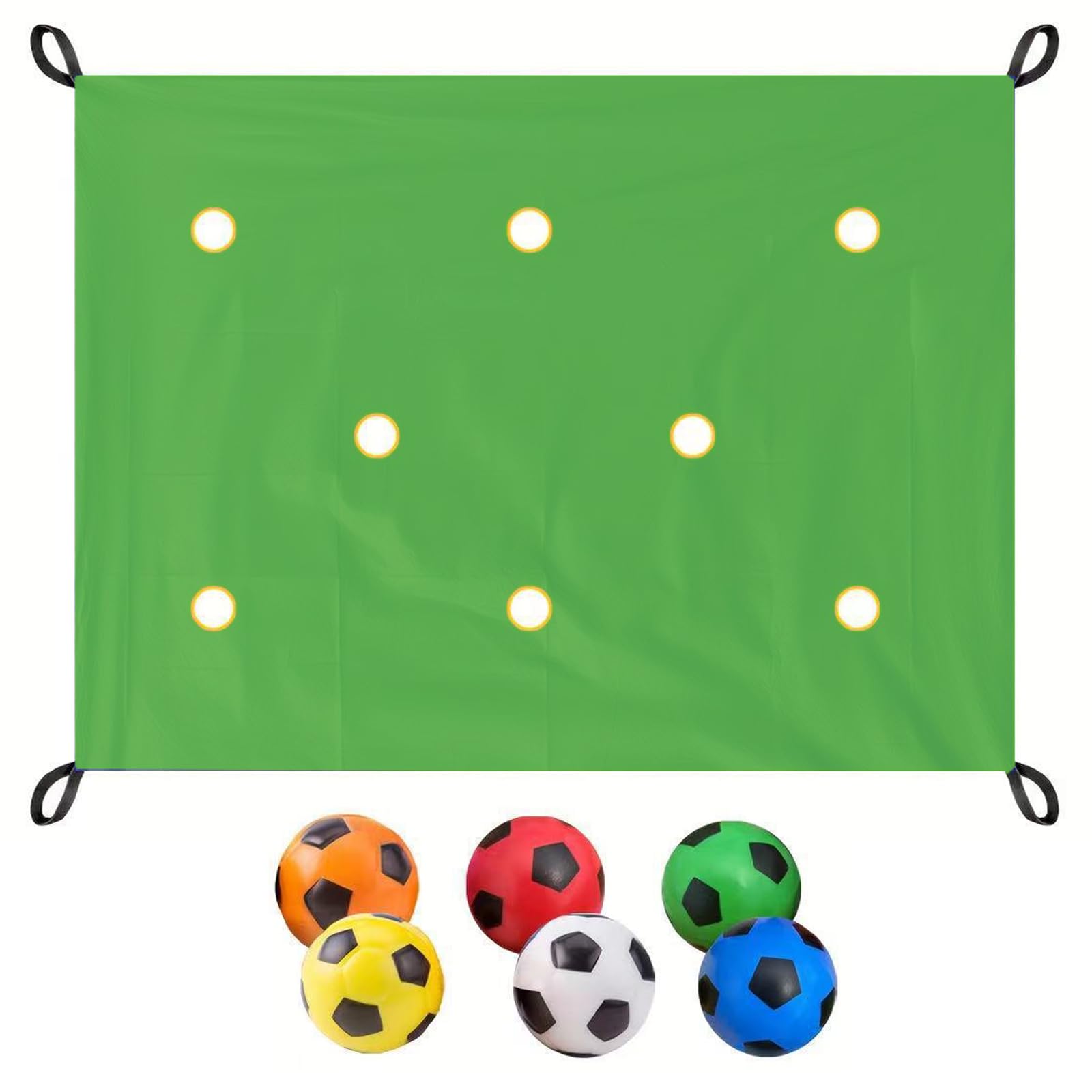 Set da gioco per team building con palline e borsa portaoggetti per attività di gruppo e allenamento