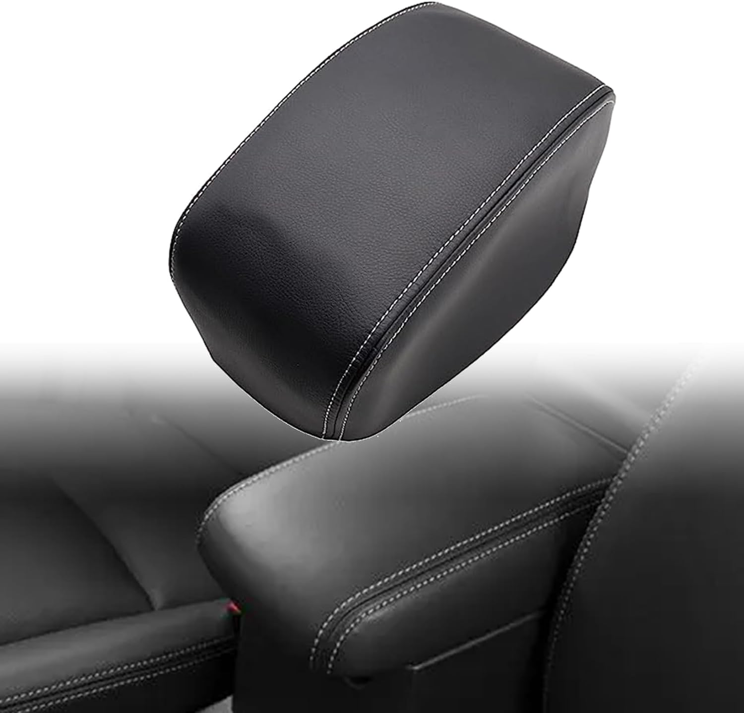 NLQR Center Console Lid Armrest Cover Replacement Leather