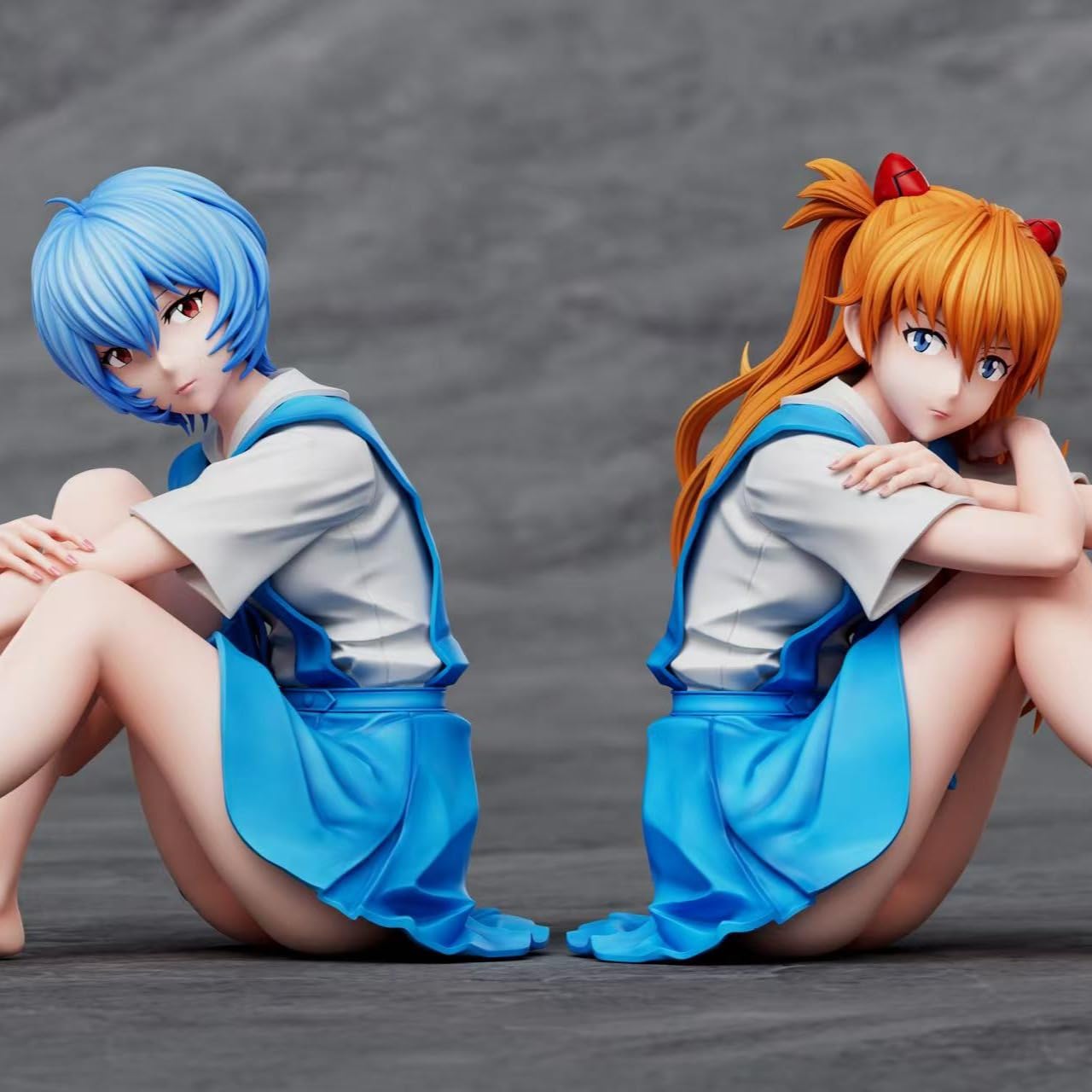 Amazon.co.jp: 制服惣流・アスカ・ラングレー&綾波レイ フィギュア
