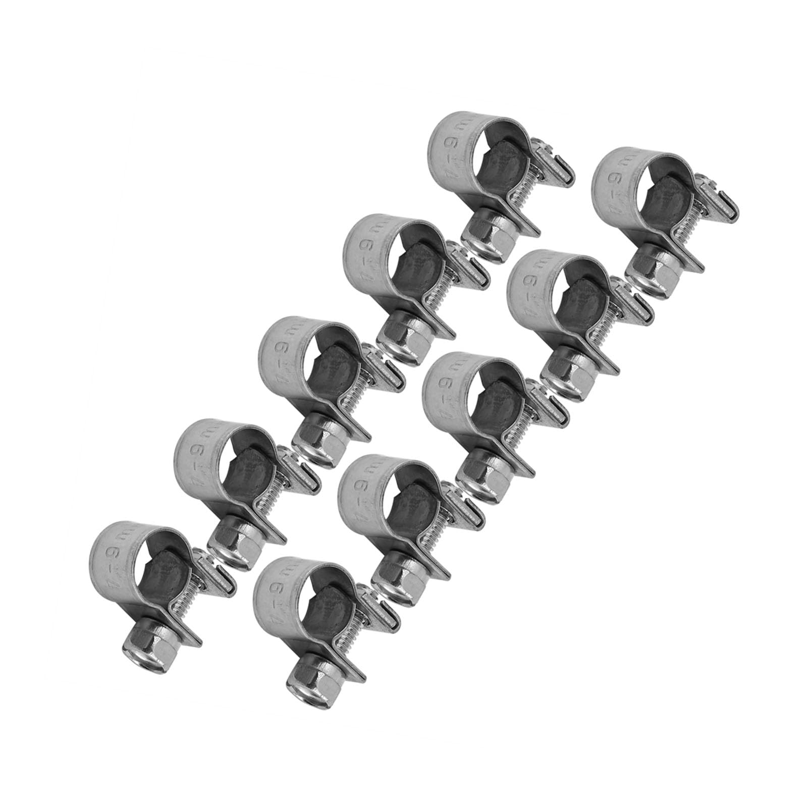 Assortiment De 92 Mini Colliers De Serrage Acier Zinc - Tailles 7 à 18 Mm - Pour Tuyaux Carburant, Câbles