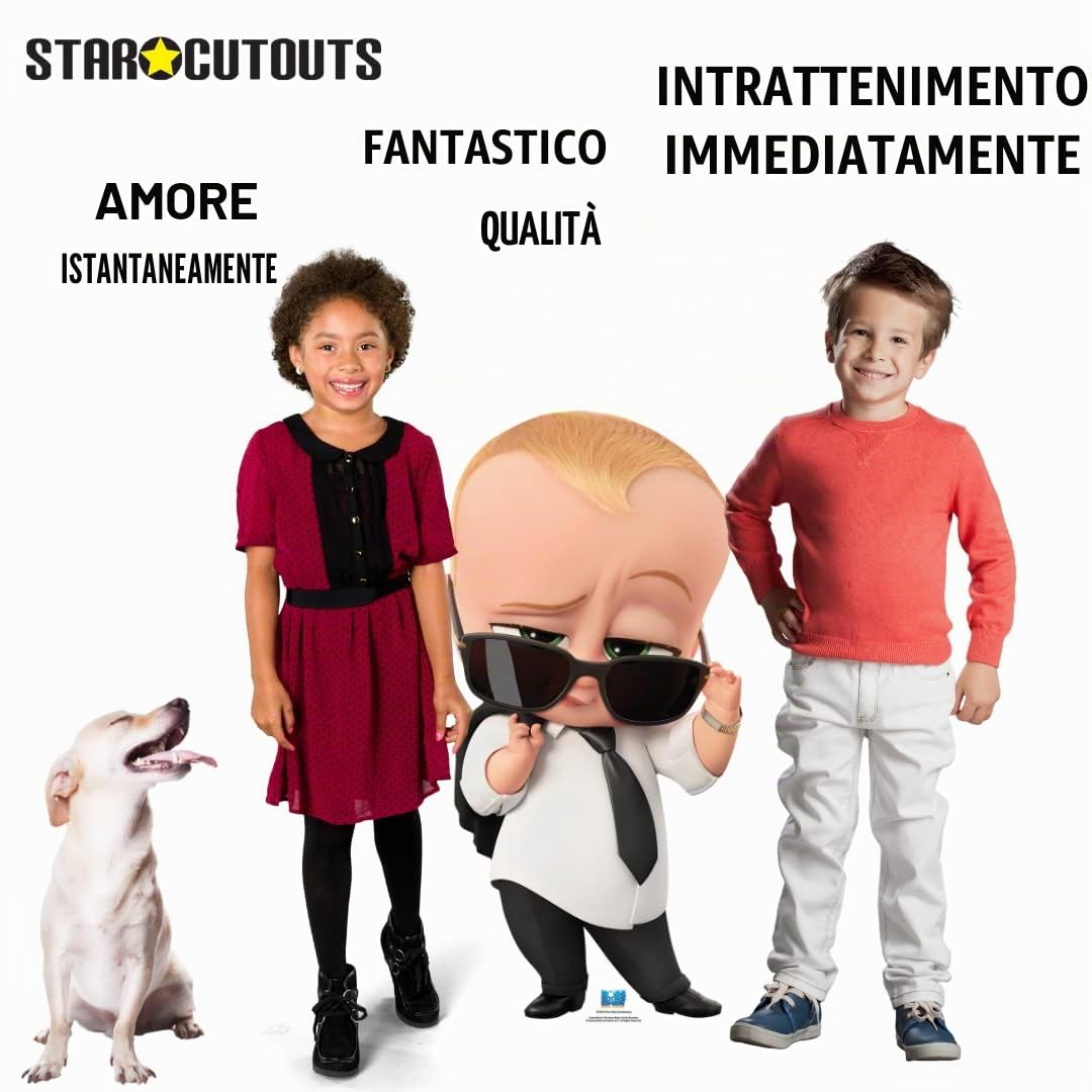 STAR CUTOUTS Theodore Lindsey Ted Templeton Jr. Official Boss Baby Family Business SC4035 - Sagoma in cartone piccola, colore: blu