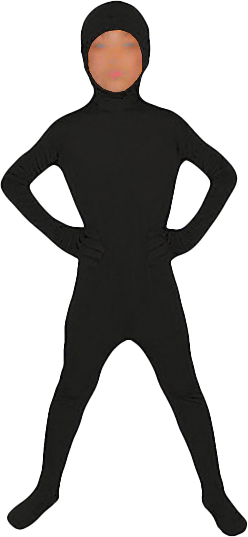 Kids Costume Full Body Zentai Suit Face Open