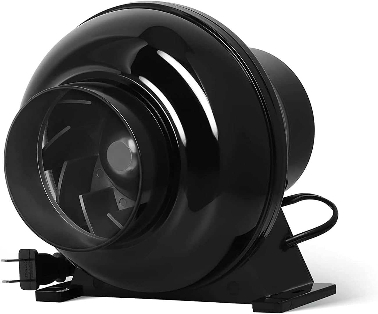 YSSOA 4 Inch Inline Duct Ventilation Fan 195 CFM HVAC Vent Blower Exhaust Booster for Hydroponics Grow Tent, Quiet