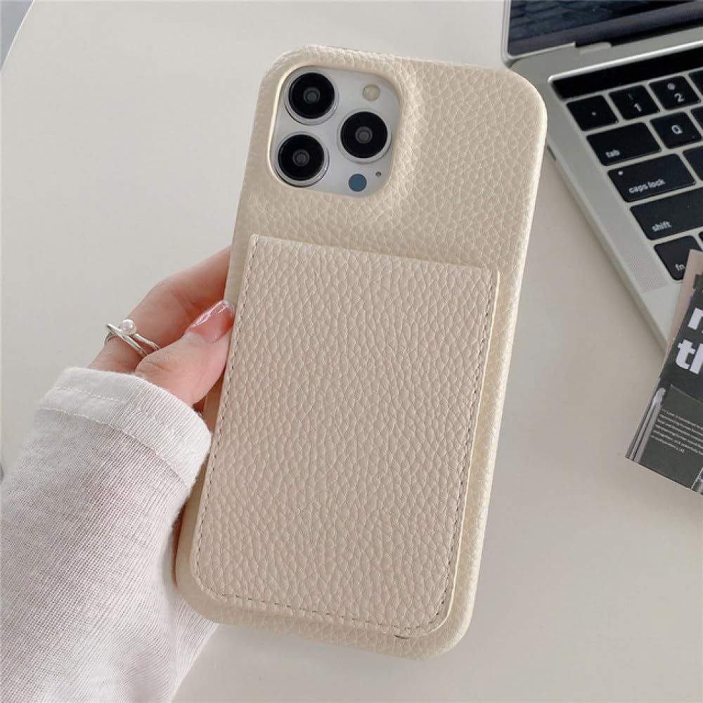 Funda de cuero con tapa para iPhone 12 y iPhone 11 con cubierta de soporte y ranuras para fotos 7