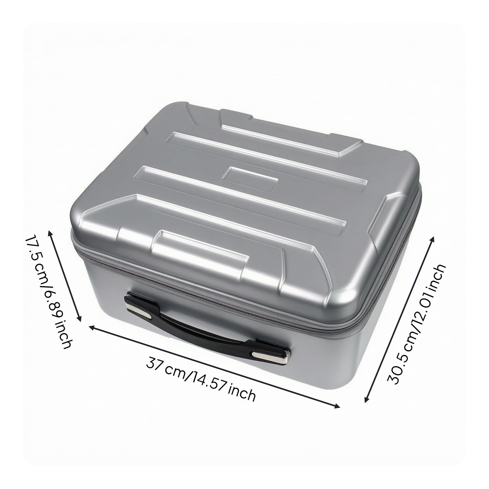 rockible Custodia con Maniglia Integrata Rigido Valigetta con Rivestimento in Schiuma Resistente per Trasporto, Sessioni di Volo
