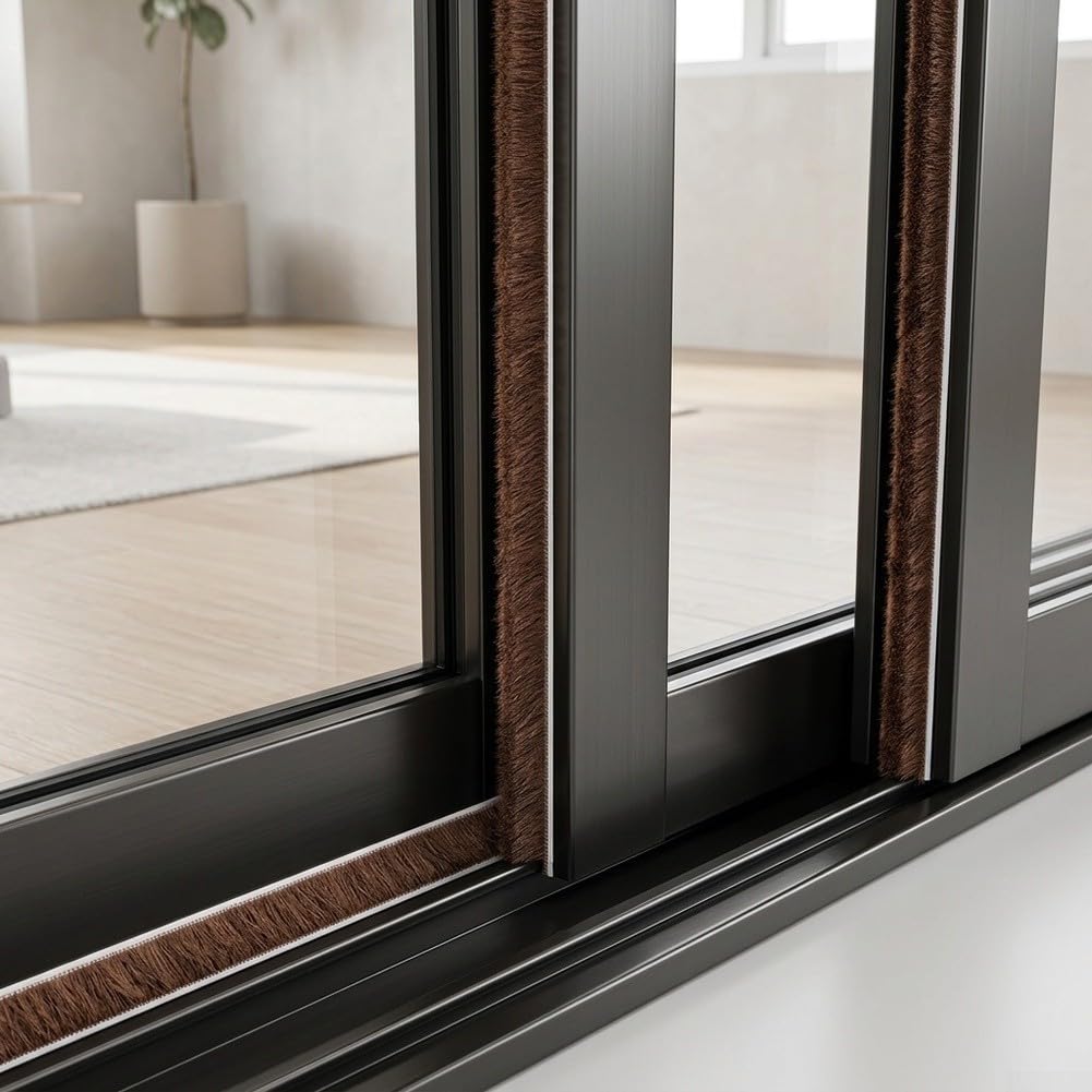 Cinta Autoadhesiva de Espuma Burlete para Ventanas y Sellador Aislante Térmico Anti para impacto 9x5mm Varios Colores(Gray)