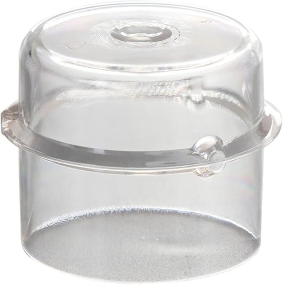 Muloo 2pieces 100ML Measuring Cup Lid Dosing Sealing Caps Suitable for Thermomix TM5 TM6 TM31 Food Processor Spare Part Clear Measuring Cup Lids