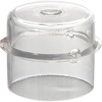 Muloo 2pieces 100ML Measuring Cup Lid Dosing Sealing Caps Suitable for Thermomix TM5 TM6 TM31 Food Processor Spare Part Clear Measuring Cup Lids