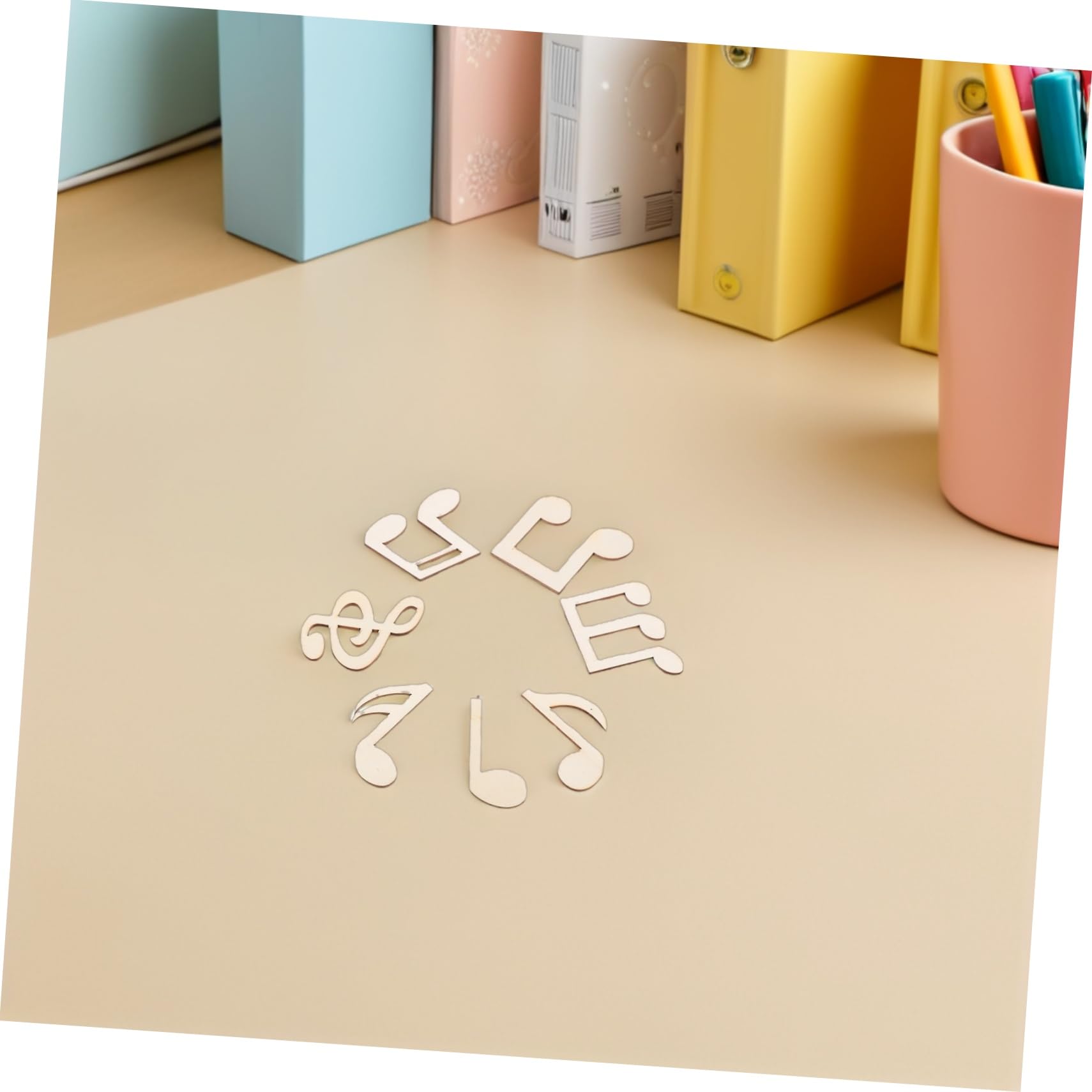 100piezas Notas Musicales De Madera Sin Terminar Manualidades Notas Musicales De Decoración Para Fiestas Diy Recortes De Música Para Manualidades Infantiles