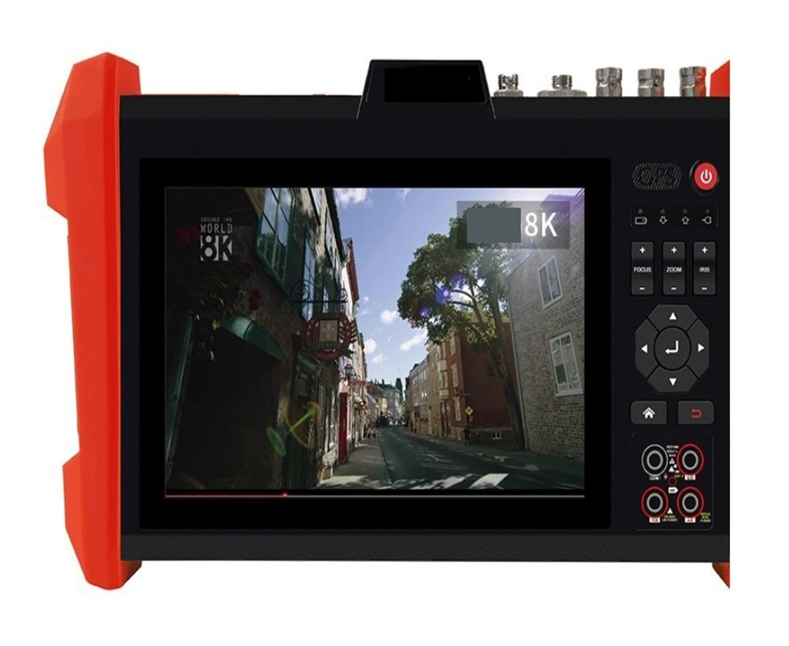 Tester monitoringu wideo 7-calowy tester CCTV z ekranem dotykowym, koncentryczny analogowy tester monitorów wideo AHD/TVI/CVI/CVBS, tester monitorowania sieci wideo 8K(K15-CLMOVTADHSEFG)