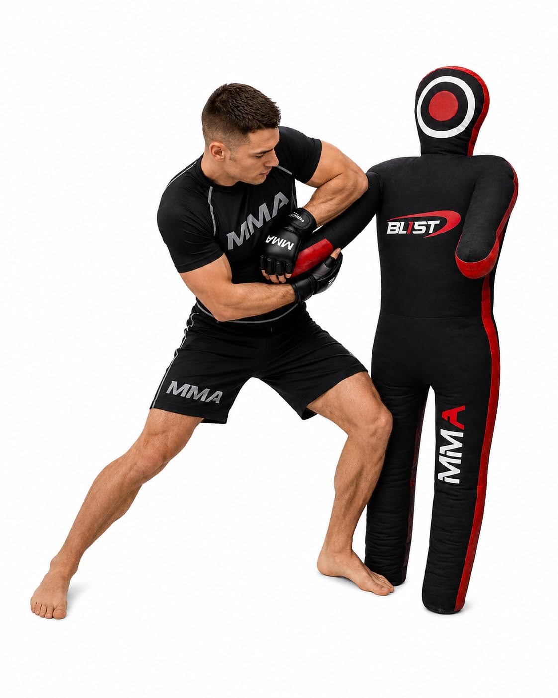 Blist Manichino da Allenamento MMA in Tela, 70 Pollici, Non Imbottito, per Wrestling, Judo, Jiu-Jitsu