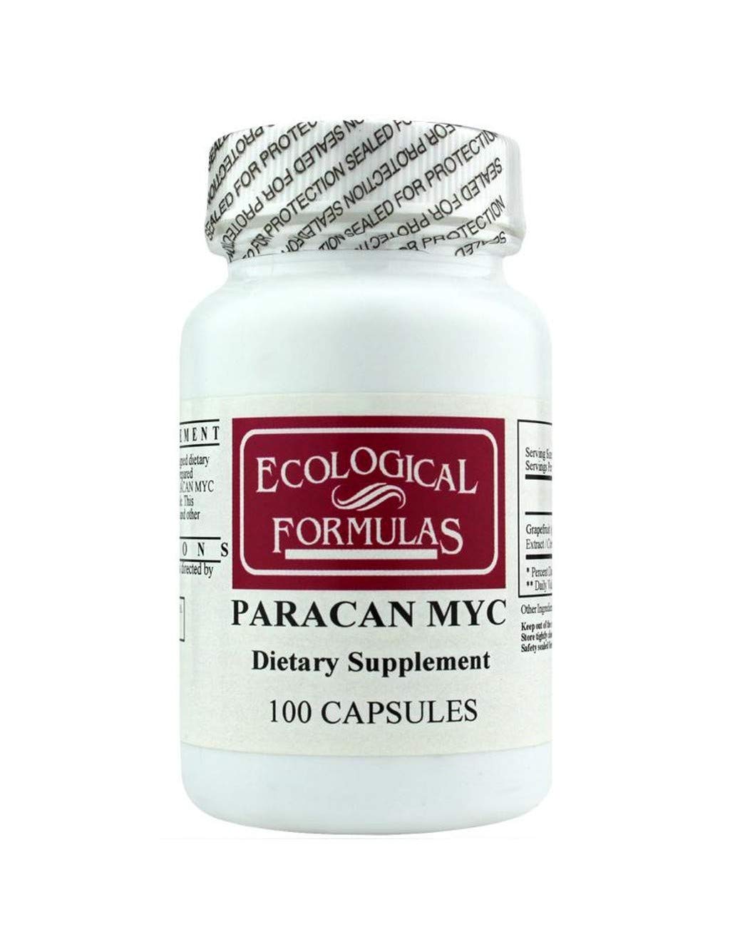 Ecological Formulas Paracan Myc, White, 100 Count