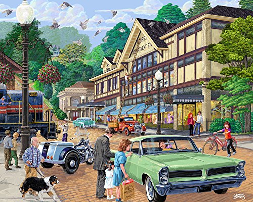Vermont Christmas Company A Trip to Town Jigsaw Puzzle 1000 Piece