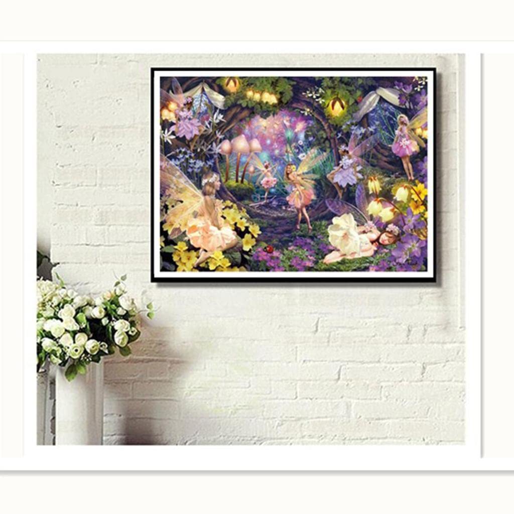 Lichts DIY Diamond Painting Crystal Embroidery Cross Stitch 45x35cm Buttfly elf-image-48