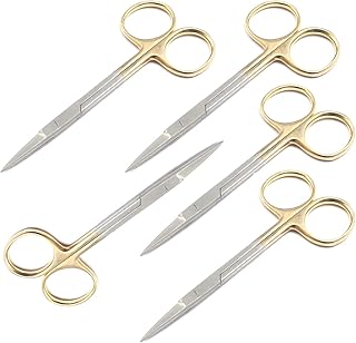 PRECISE CANADA: 5 PCS T/C O.R Grade IRIS Scissors 4.5