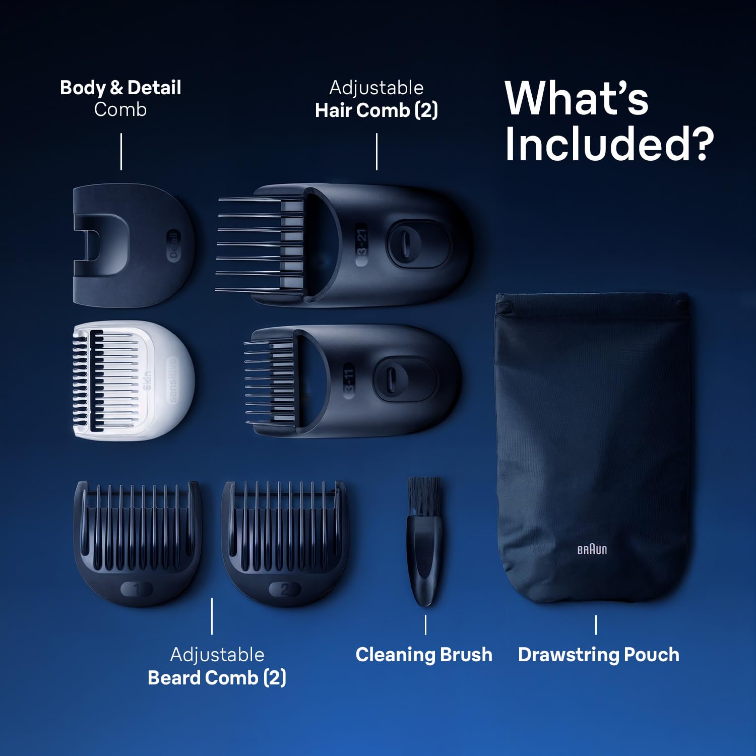 Braun Series 3 All-in-one Grooming Kit for Men, 8-in-1 Beard