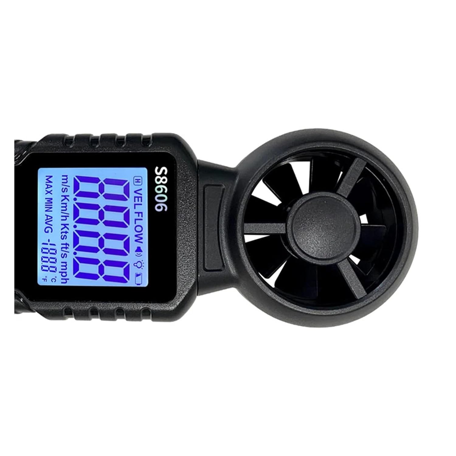 Wind Sensors 3 in 1 Handheld Anemometer Wind Speed Meter Gauge Speedometer Wind Level Tester Air Flow Meter Temperature Measuring Device Tool