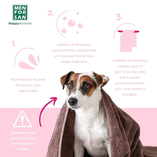 Foto 3 de 6 de MENFORSAN Champú para Perros Acondicionador