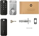 Yale Black Code Keypad Deadbolt Front Door Lock for Keyless Entry, YED210-NR-BSP