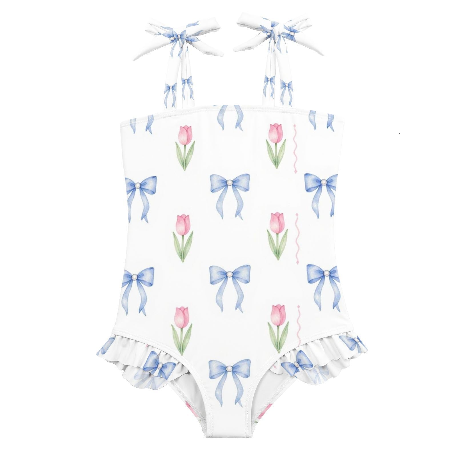 FRODOTGV Costume da bagno intero per ragazze, ad asciugatura rapida, costume da bagno estivo da spiaggia per neonata