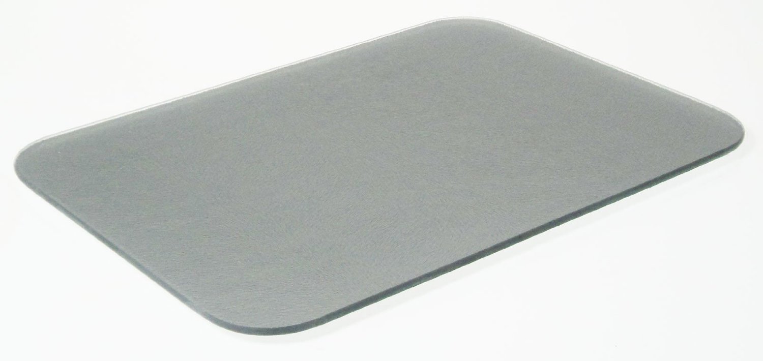 Tuftop Toughened Glass Worktop Surface Protector Silver Medium