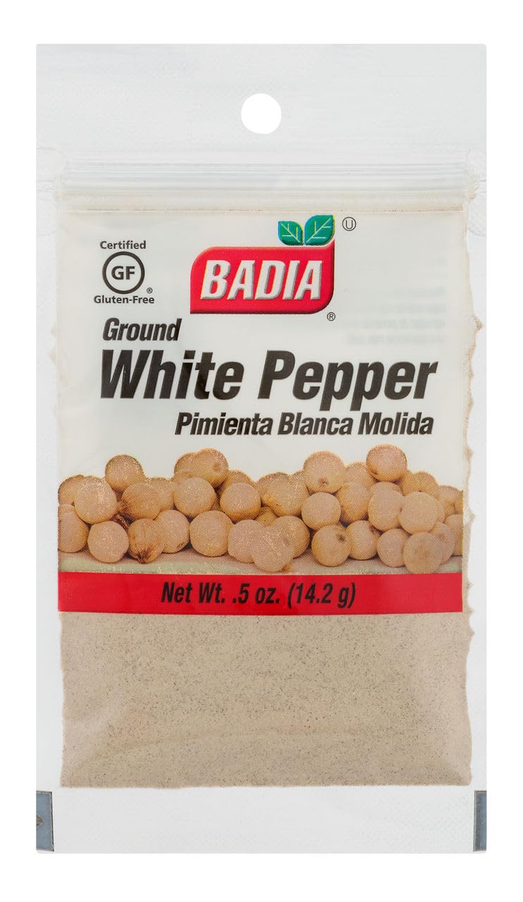 Badia Pepper White Ground Cello, 0.5 oz