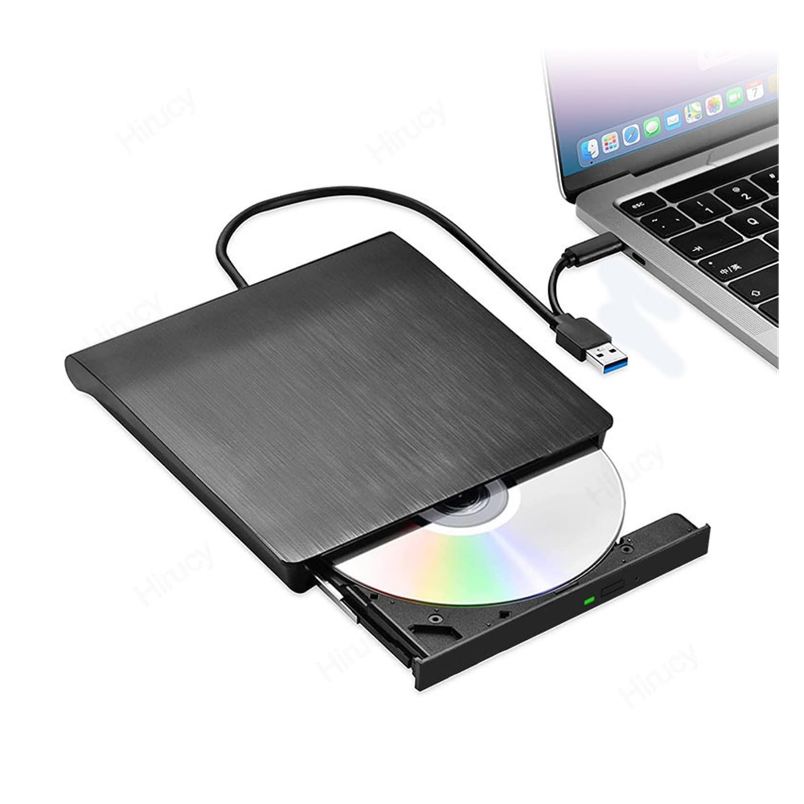 Dcdcd Nero Portable External Cd Dvd Rw Drive Usb 3.0 Usb C Optical Drive Read Burner