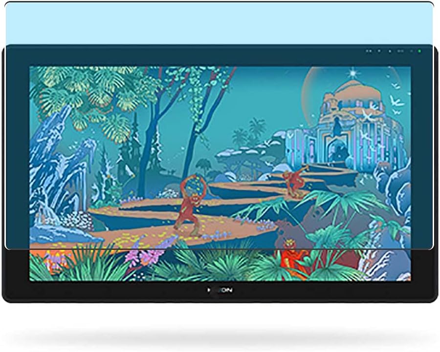 2 Pack Anti Blue Light Screen Protector Film, compatible with HUION Kamvas 24 Graphics Drawing Tablet 23.8" TPU Guard （ Not Tempered Glass Protectors ） New