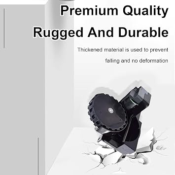 1 Pair Wheel Module for Roomba I&E Series Replacement Wheels for Roomba I1-I8 J7 E5 E6 Premium Quality Wireless Accessories Black Heavy Duty Robot Replacement Part