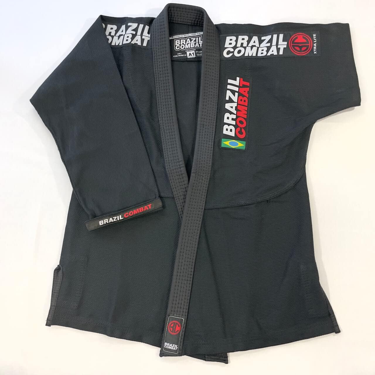 Xtra-Lite Brazilian Jiu-Jitsu Kimono - Lightweight & Stylish - Ideal for Training & Competitions - Stay Cool with Moisture-Wicking Fabric - Optimal Fit for Unrestricted Movement - Black, A3