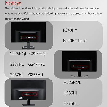 SB220Q VESA Adapter Compatible with Acer SA0,SB0,HA0,R1,RT,G7 Serie Montior