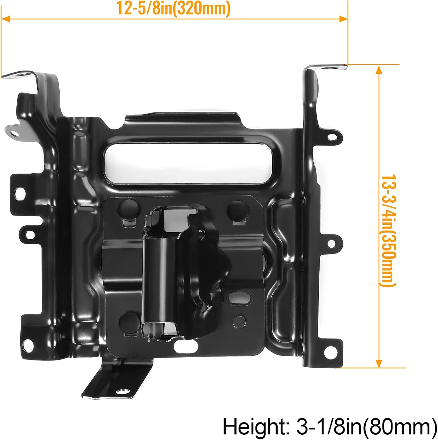 Kojem Front Bumper Bracket Compatible with 2013-2018 Ram 1500 2019-2024 Ram 1500 Classic Replacement for 68232485AA CH1061104 LH & RH Steel Black