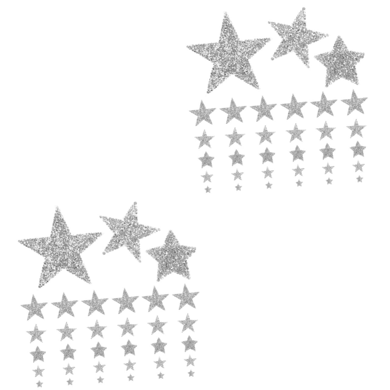 Operitacx 100pezzi Toppe Termoadesive Patch Decorative Per Abbigliamento e Accessori Per Riparazioni e Decorazioni Jeans e Borse