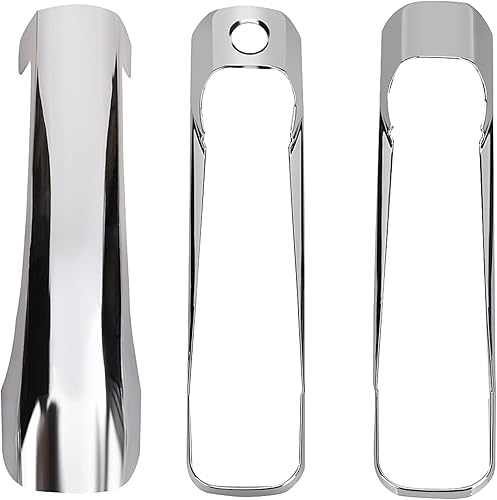 Miniatura 3 de Tutor Auto Cubiertas cromadas para manija de puerta compatibles con Dodge Ram 1500 2500 3500 2009-2018 - Manija puerta exterior