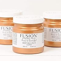 Vista 4 de Fusion Mineral Paint Metálicos (8.5 fl oz, Oro Vintage)