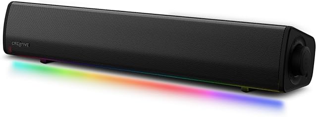 CREATIVE Sound Blaster GS3 Barra de Sonido Compacta para Juegos con RGB y…
