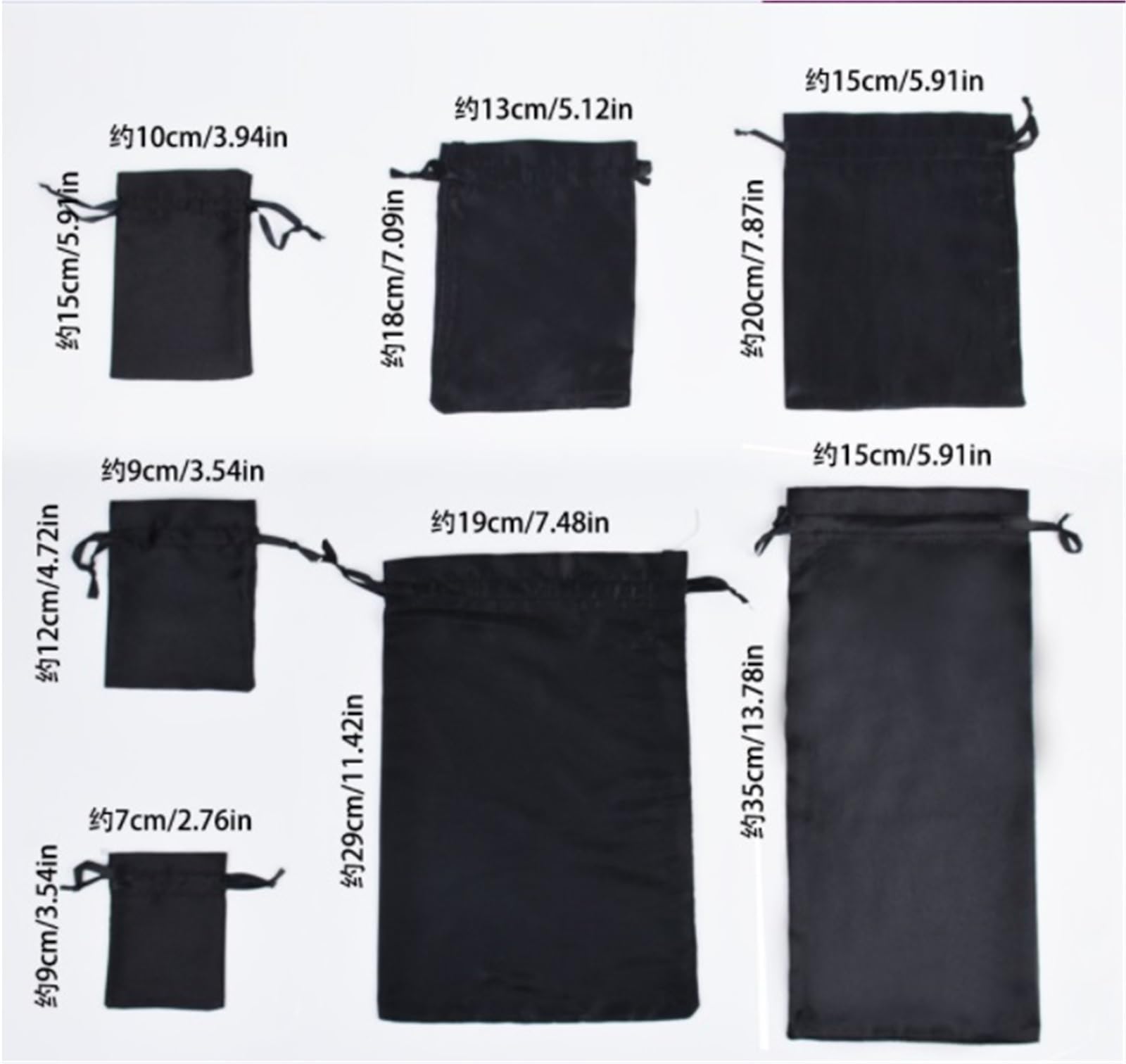 Pochette Brodée Bonbons Satinés