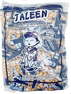 Taleen Japanese Style Roasted Peanuts 4.96lb 50ct 1.58oz bags