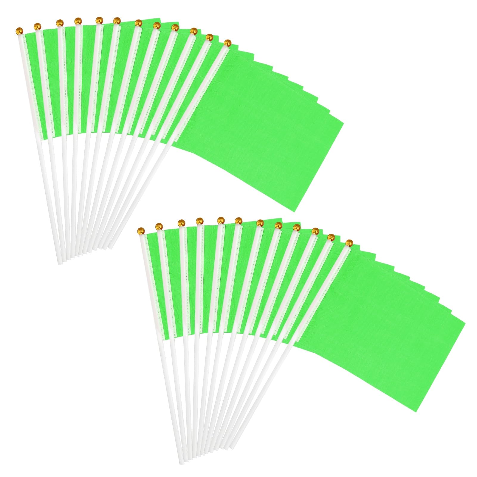 Drapeaux vierges verts PATIKIL pour créer des décors de fête sur mesure