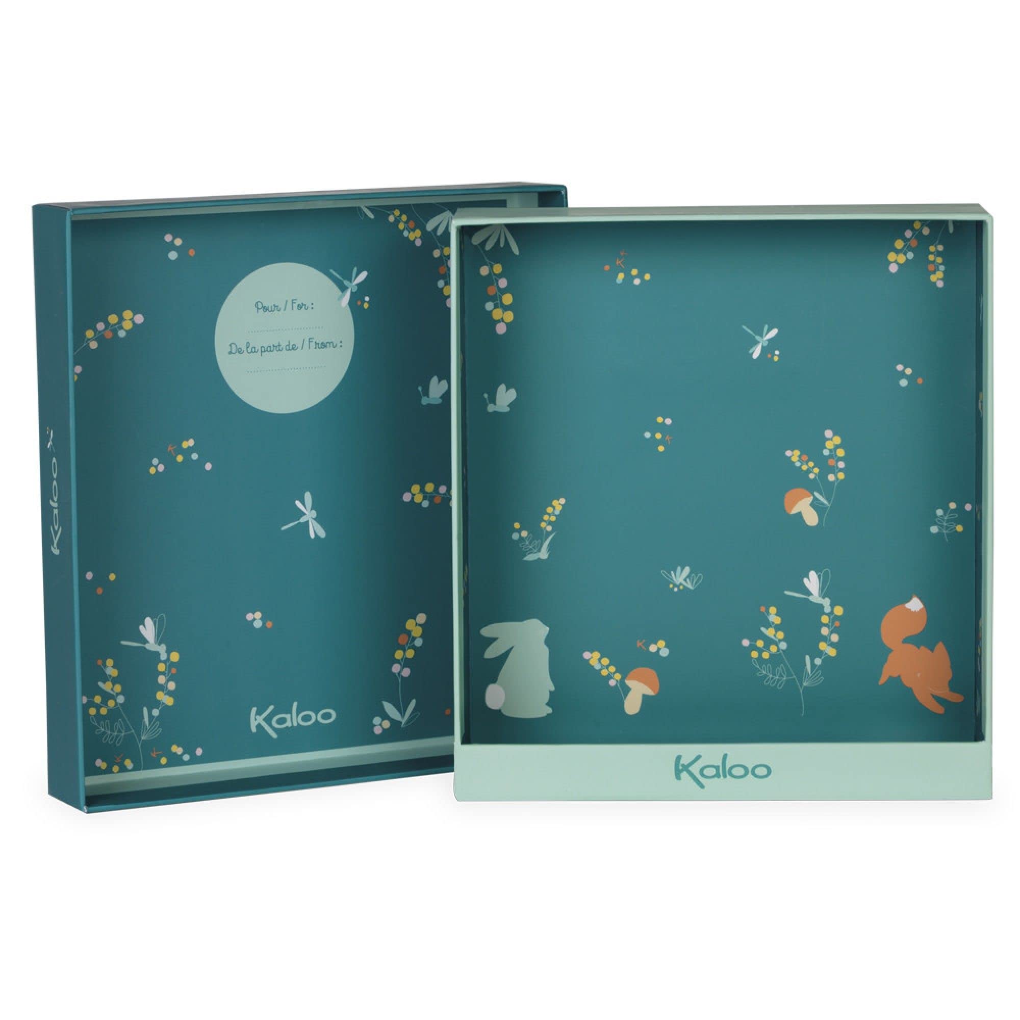Kaloo FRIPONS - SQUARE DOUDOU FOX LEONARD - 20CM