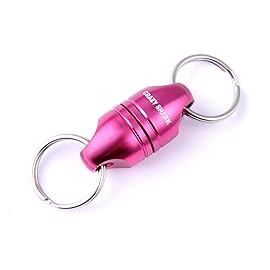 Magnetic Net Release Aluminum Shell for Fly Fishing (Pink)