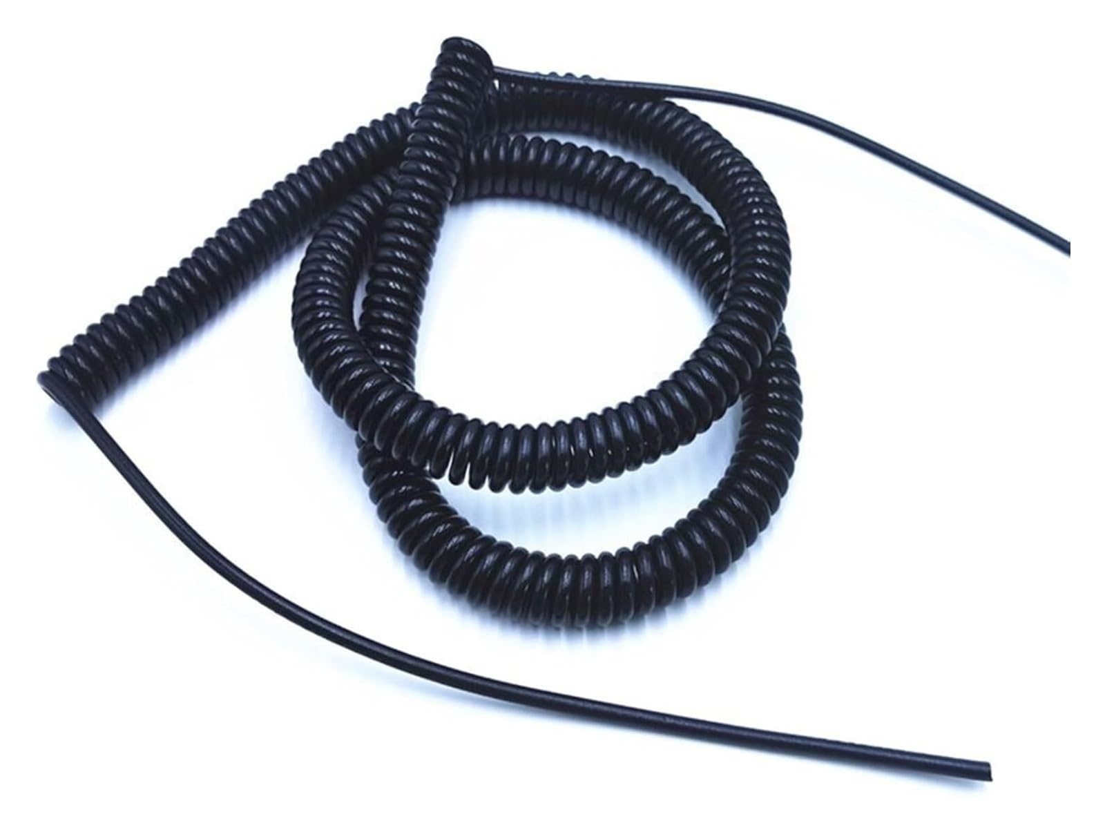 Kabel telefoniczny Przewód spiralny, elastyczny, spiralny, sprężynowy, 2-żyłowy, termokurczliwy, 0,2 mm-2,0 mm, rozciągliwy, sprężynowy, 24 AWG, 22 AWG(15awg 1.5mm,Stretch 1.2 meters)