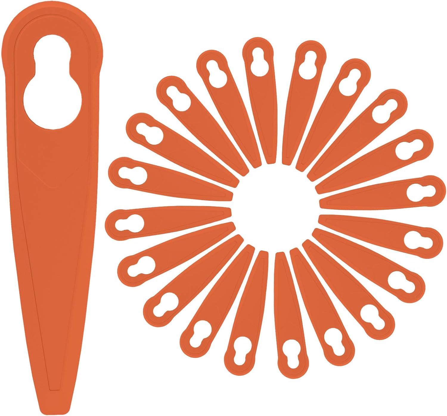 100Pack Nylon Replacement Trimming Blades