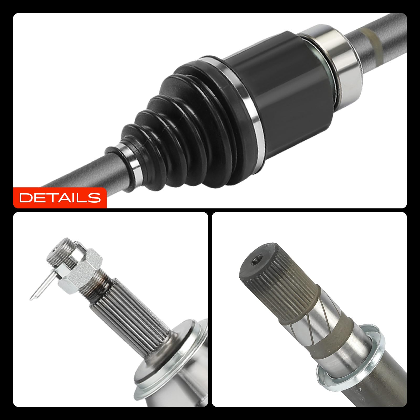 Frankberg Eje motriz Eje de transmisión Caja de cambios manual Eje delantero Derecha Compatible con Qashqai II SUV J11 J11 1.6L 2013-2022 Replace# 391004EB0A